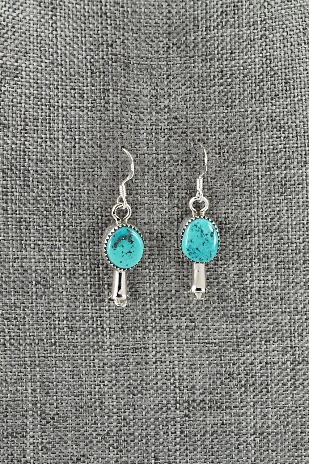 Turquoise & Sterling Silver Squash Blossom Set - Califreda Roanhorse
