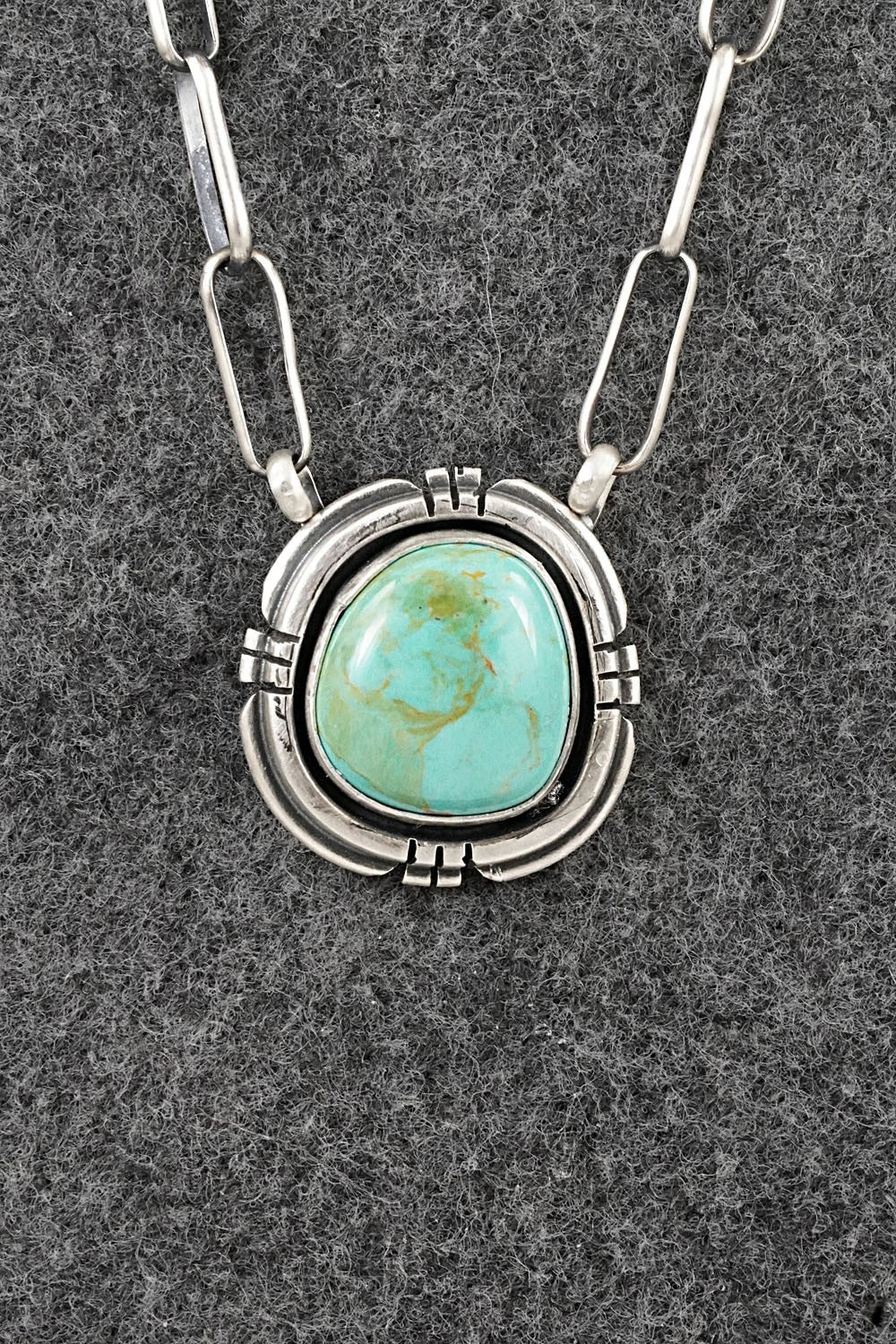 Turquoise & Sterling Silver Necklace - Daniel Benally