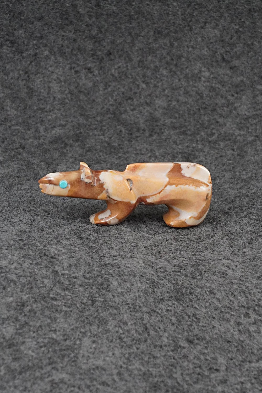 Mountain Lion Zuni Fetish Carving - Ronnie Lunasee