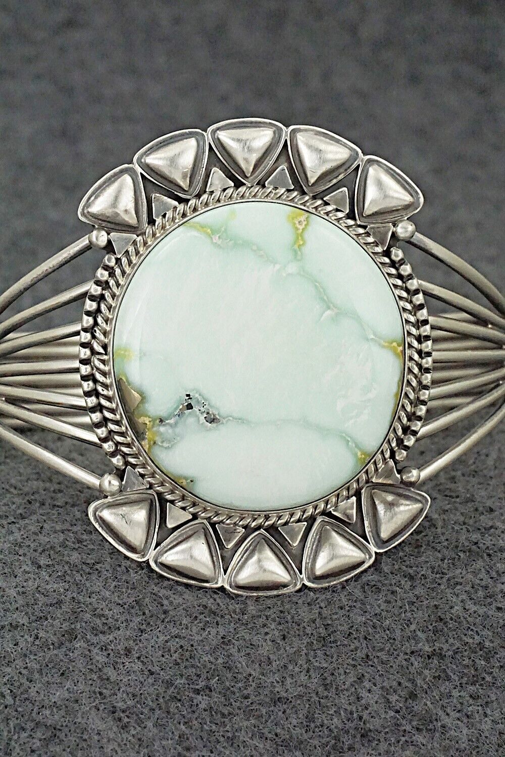 Variscite & Sterling Silver Bracelet - Derrick Gordon