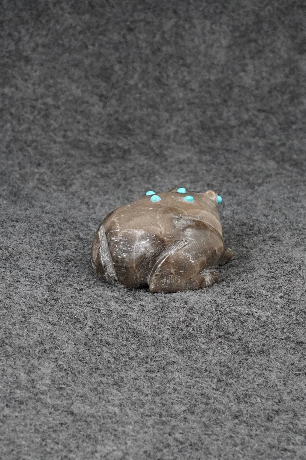 Frog Zuni Fetish Carving - Ronnie Lunasee