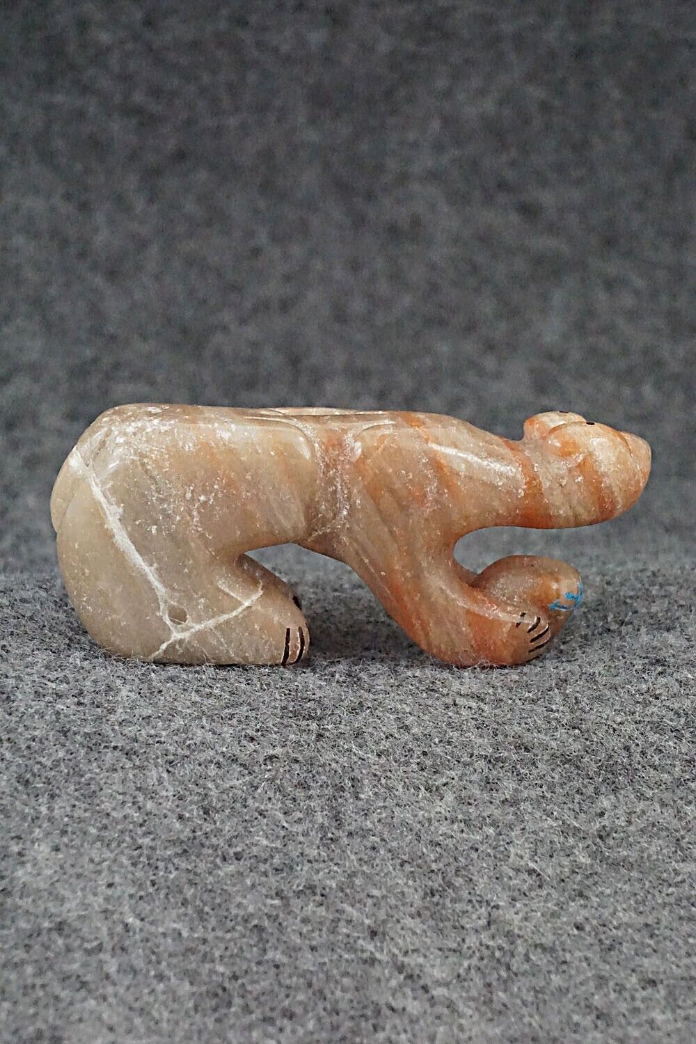 Mountain Lion Zuni Fetish Carving - Rick Kallestewa