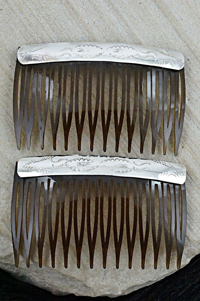 Sterling Silver Hair Combs - Randall Dalgai