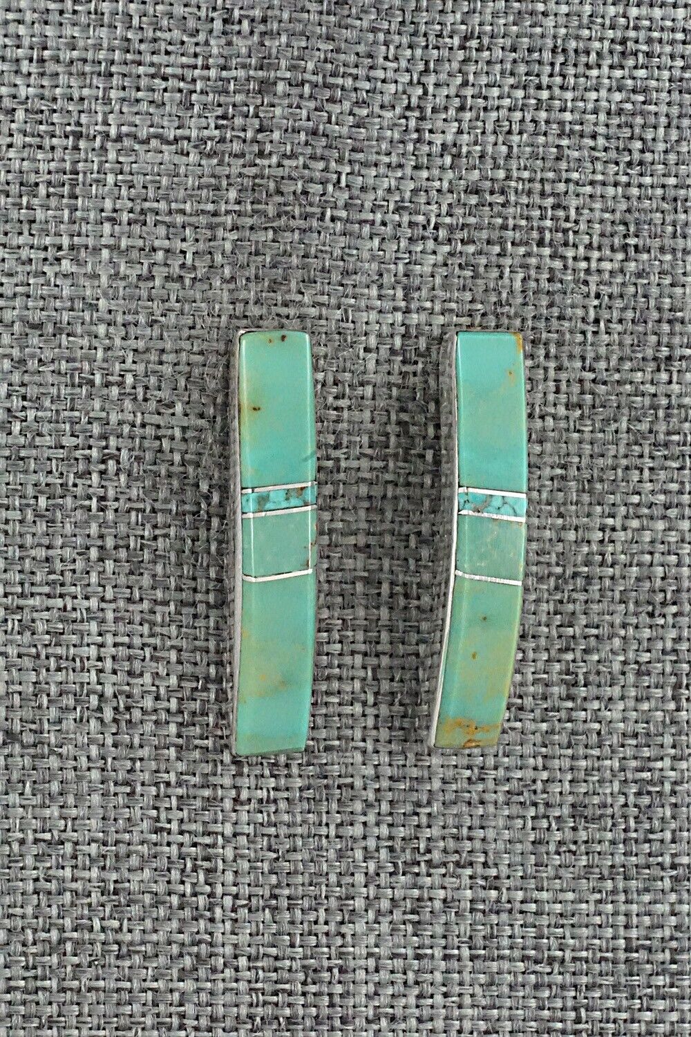 Turquoise & Sterling Silver Earrings - Marilyn Yazzie