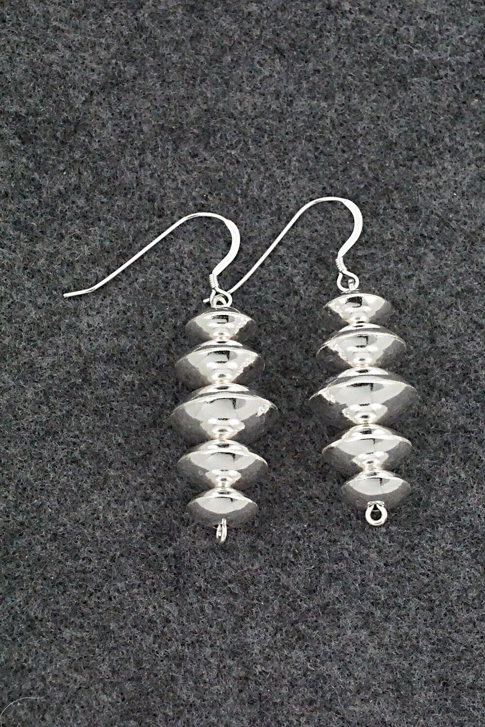 Sterling Silver Navajo Pearl Earrings - Preston Haley