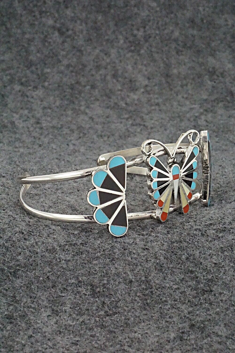 Multi-Stone & Sterling Silver Bracelet - Adrian Wallace