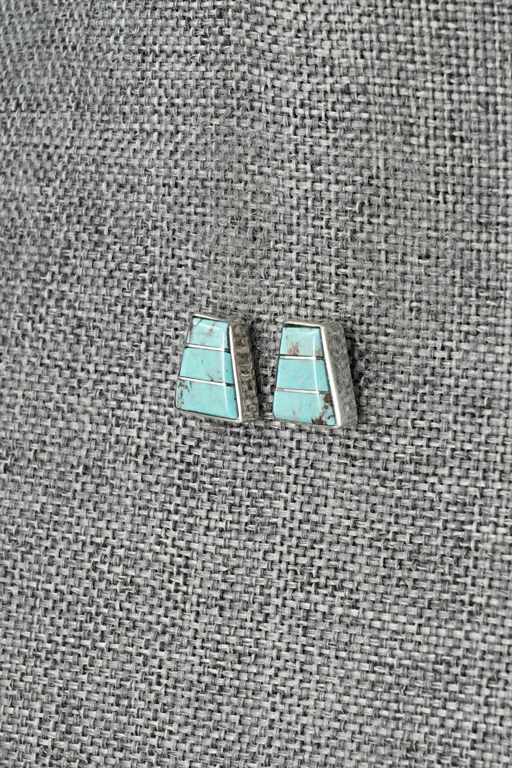Turquoise and Sterling Silver Earrings - Michelle Haloo