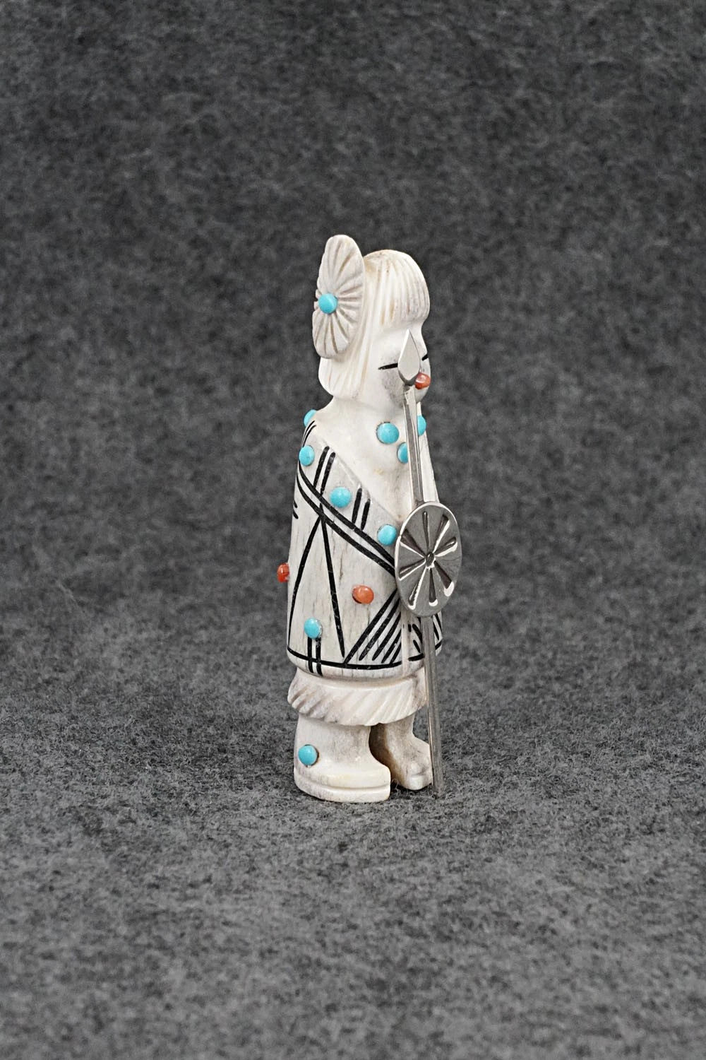 Warrior Zuni Fetish Carving - Claudia Peina