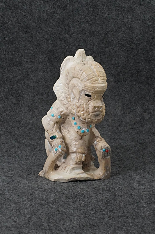 Ram Dancer Zuni Fetish Carving - Derrick Kammasee