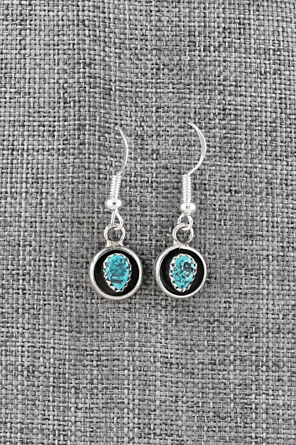 Turquoise & Sterling Silver Squash Blossom Set - Phil Garcia