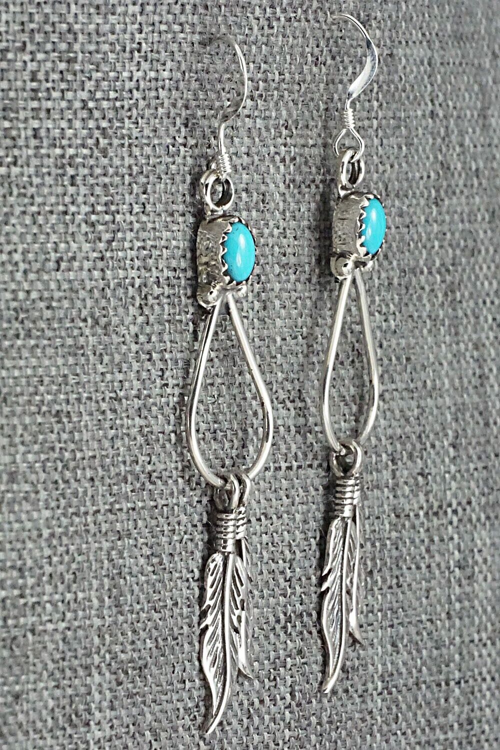 Turquoise & Sterling Silver Earrings - Sadie Jim