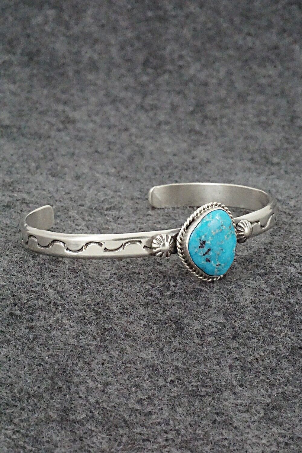 Turquoise & Sterling Silver Bracelet - Samuel Yellowhair