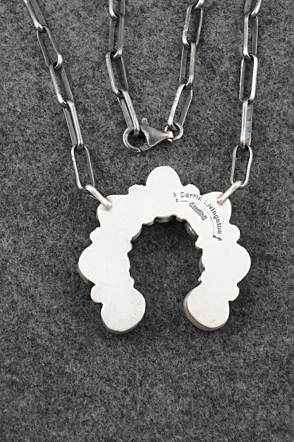 Turquoise & Sterling Silver Necklace - Darrin Livingston