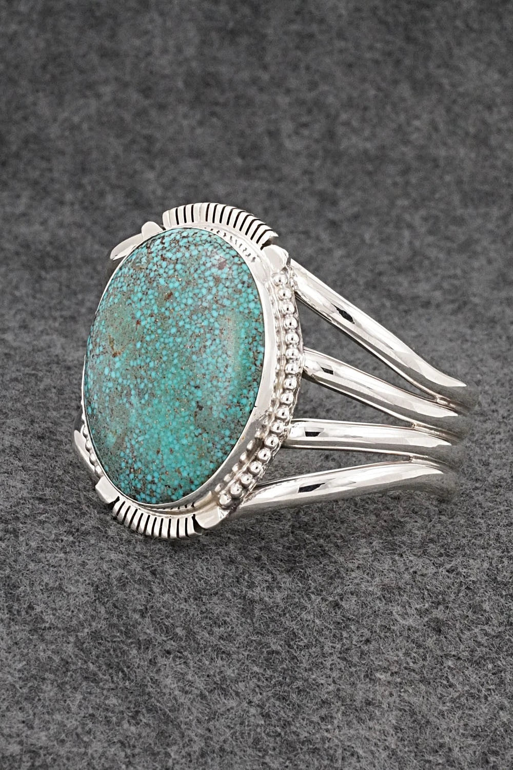 Turquoise & Sterling Silver Bracelet - Thomas Yazzie
