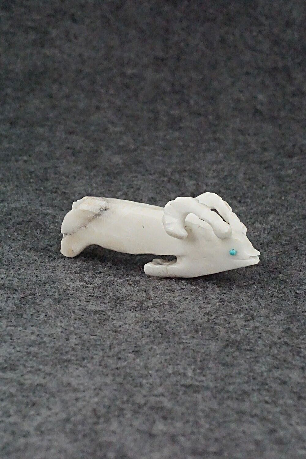 Ram Zuni Fetish Carving - Vander Tsethlikai