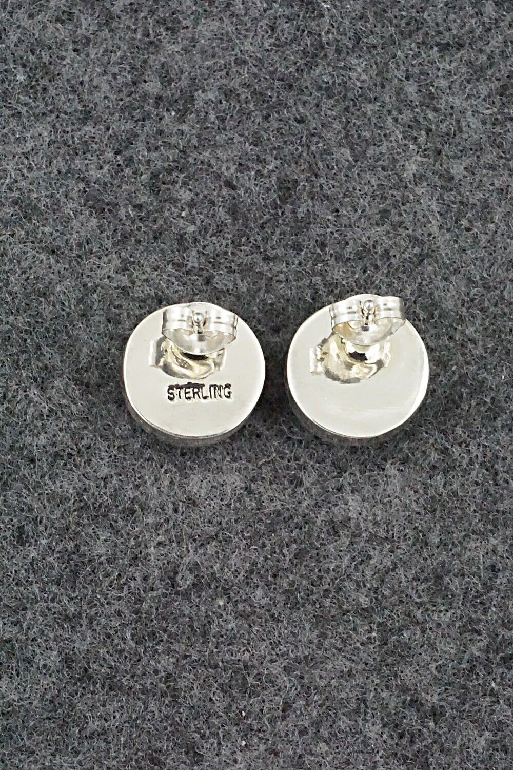 Turquoise & Sterling Silver Earrings - Marco Begaye