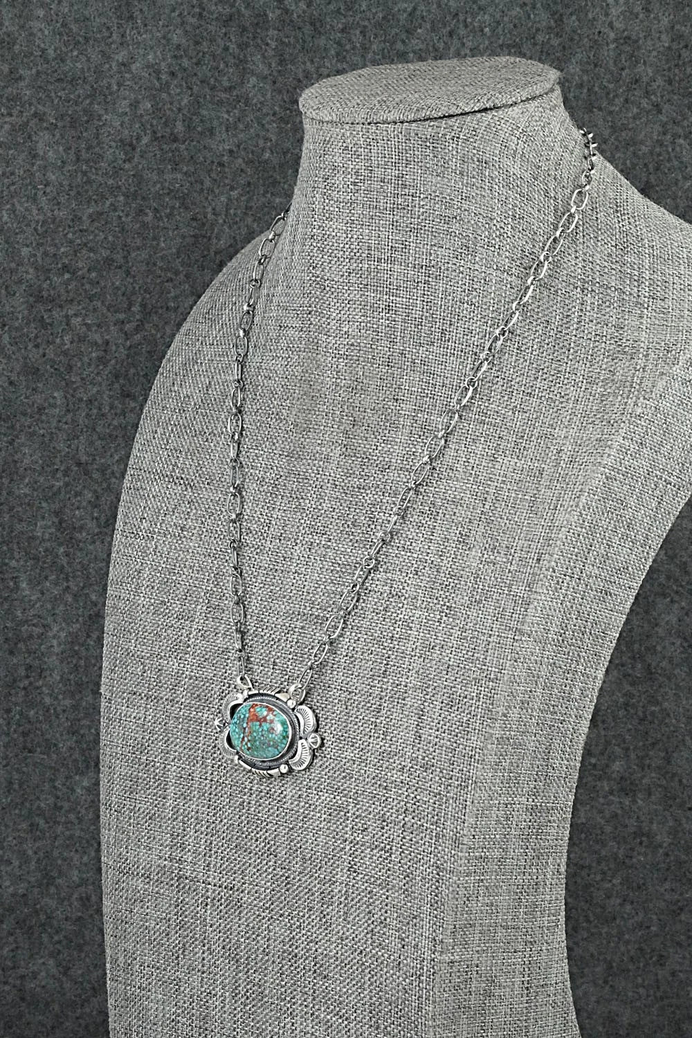 Turquoise & Sterling Silver Necklace - Daniel Benally
