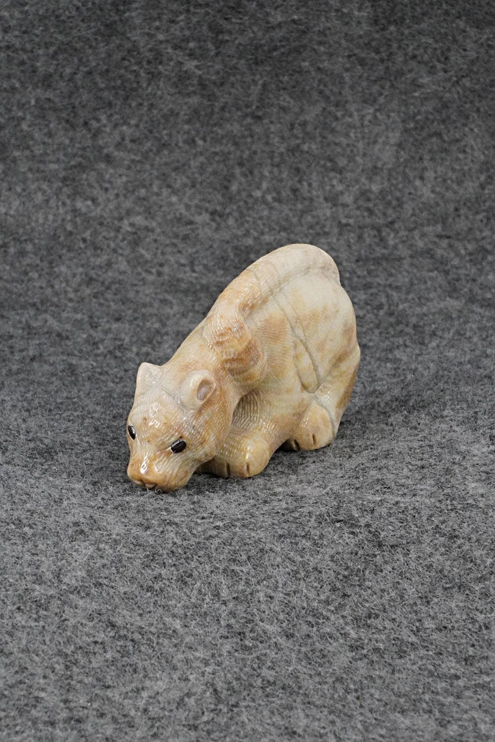 Mountain Lion Zuni Fetish Carving - Randy Lucio