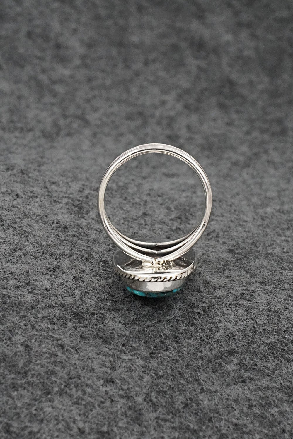 Turquoise & Sterling Silver Ring - Rena Begay - Size 7