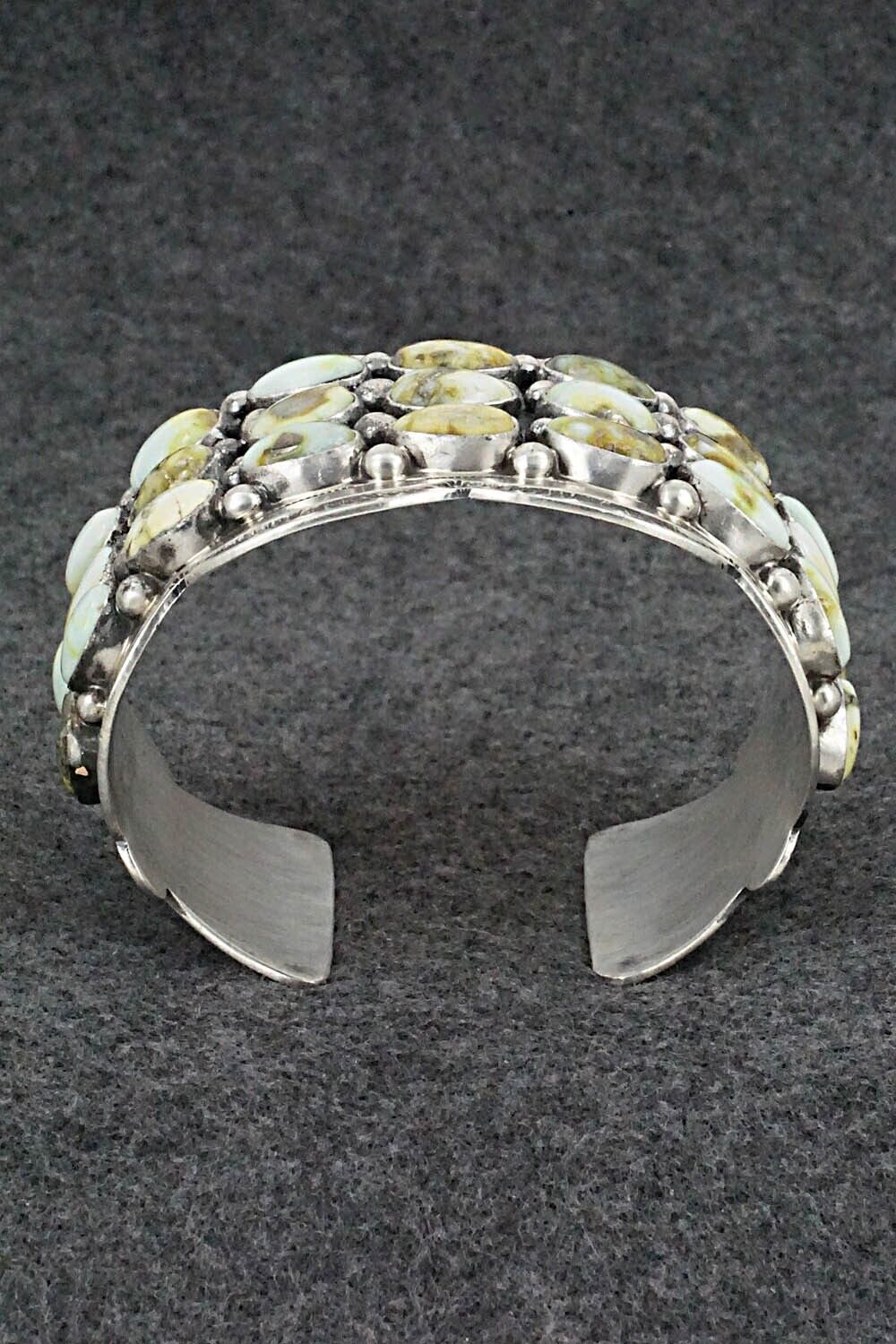 Variscite & Sterling Silver Bracelet - Tom Lewis