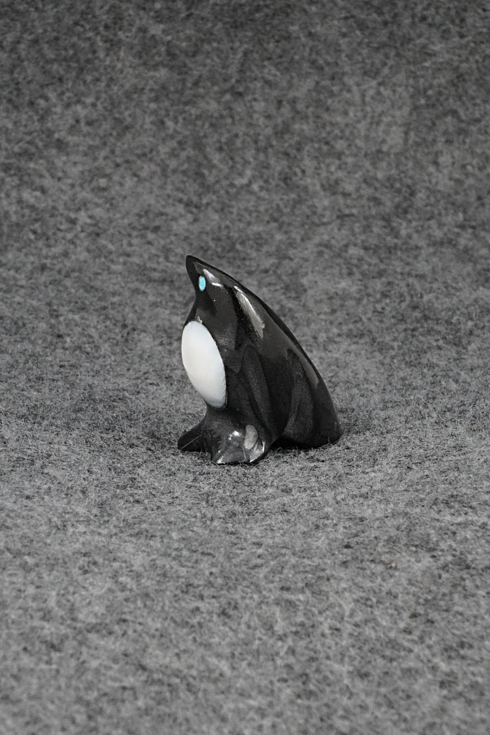 Penguin Zuni Fetish Carving - Calvert Bowannie