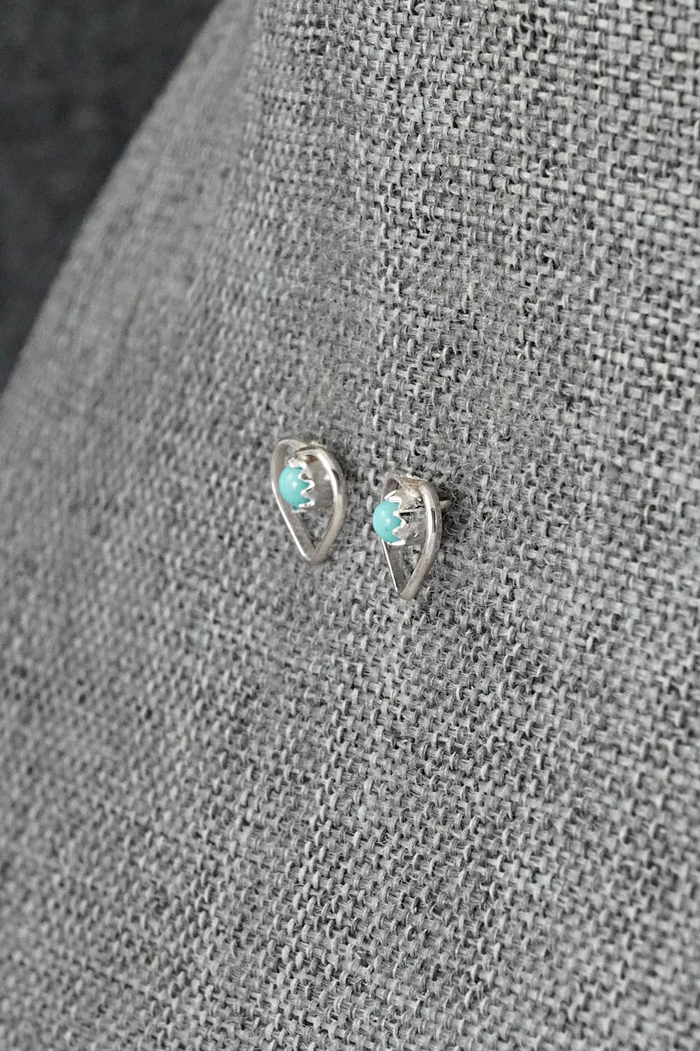 Turquoise & Sterling Silver Earrings - Shantal Bitsie