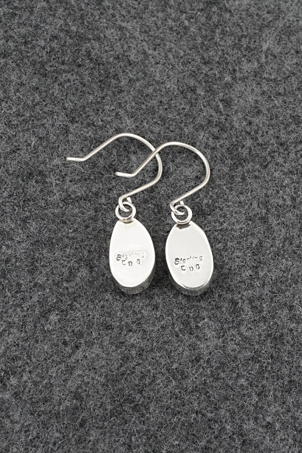 Turquoise & Sterling Silver Earrings - Eugene Gruber