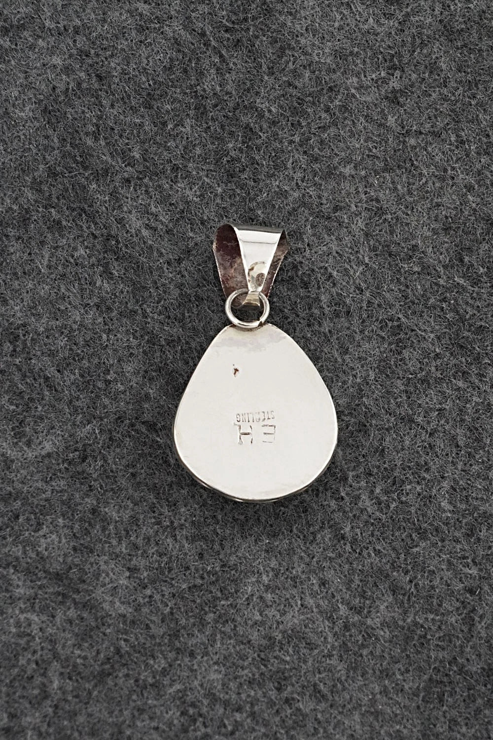 White Buffalo & Sterling Silver Pendant - Ernest Hawthorne