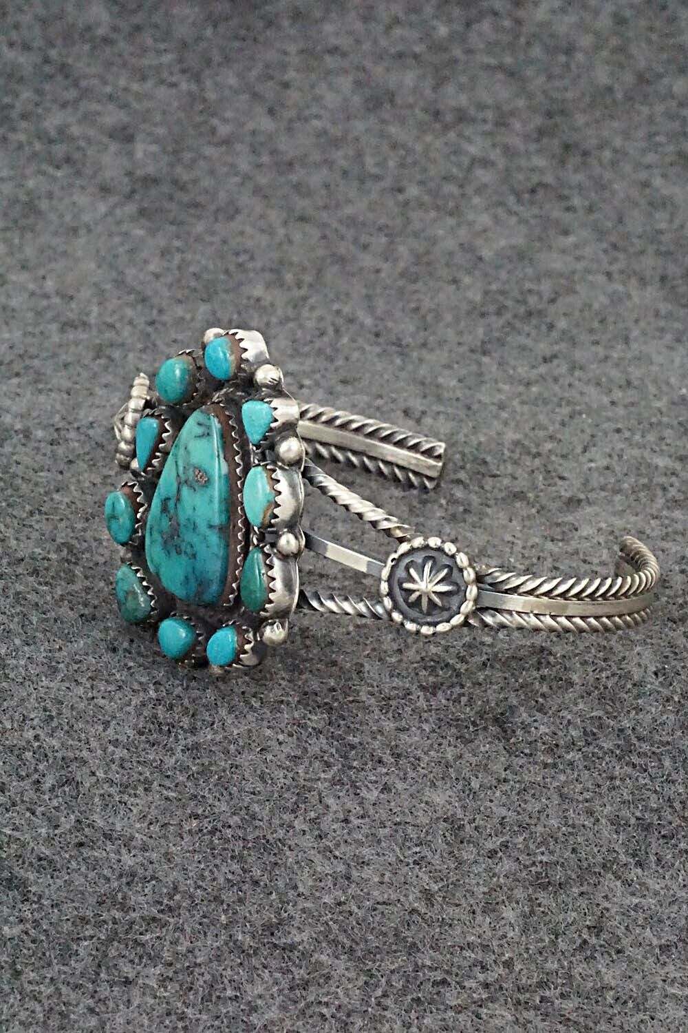 Turquoise & Sterling Silver Bracelet - Roberta Begay