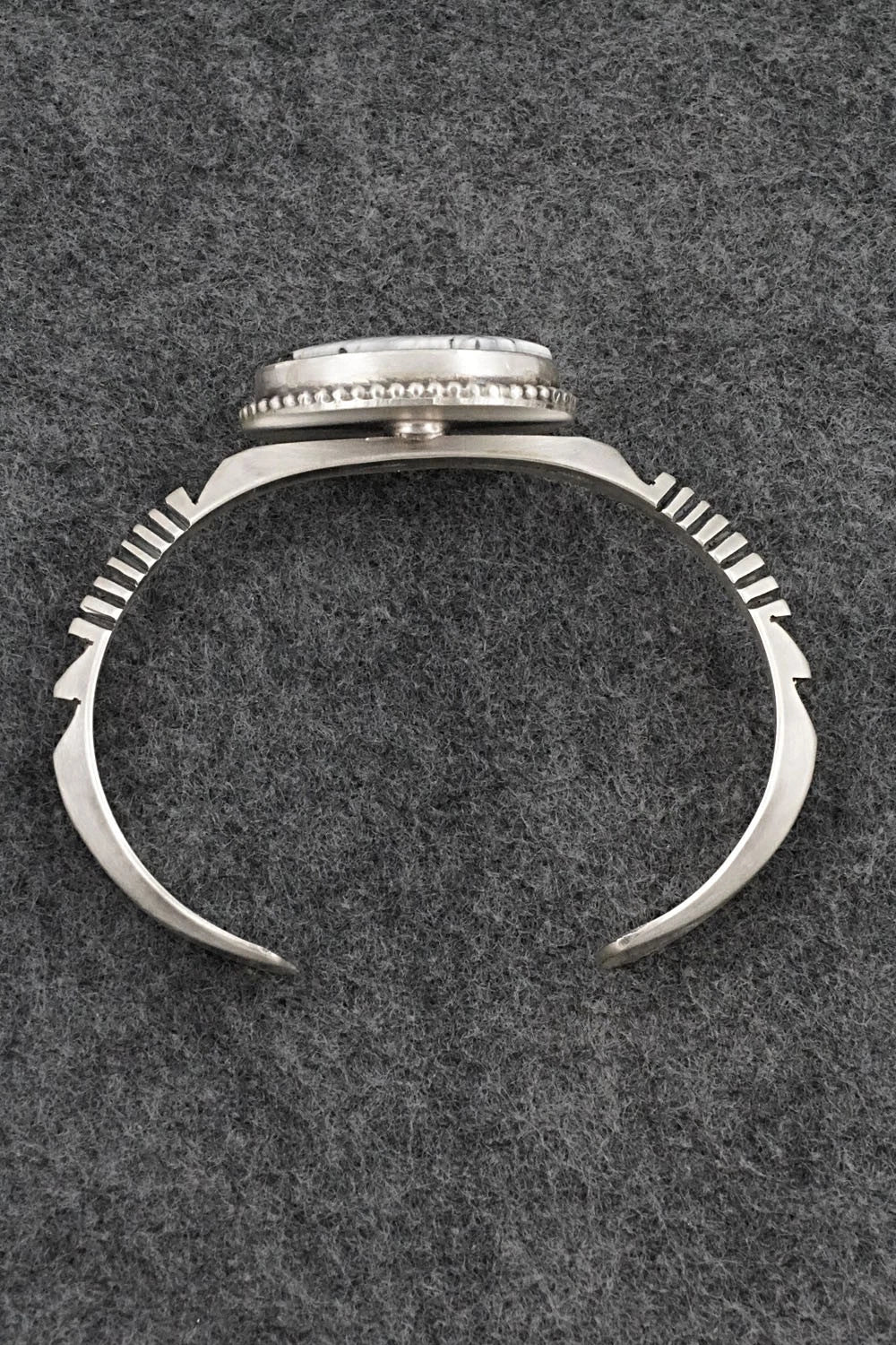 White Buffalo & Sterling Silver Bracelet - Paul Livingston