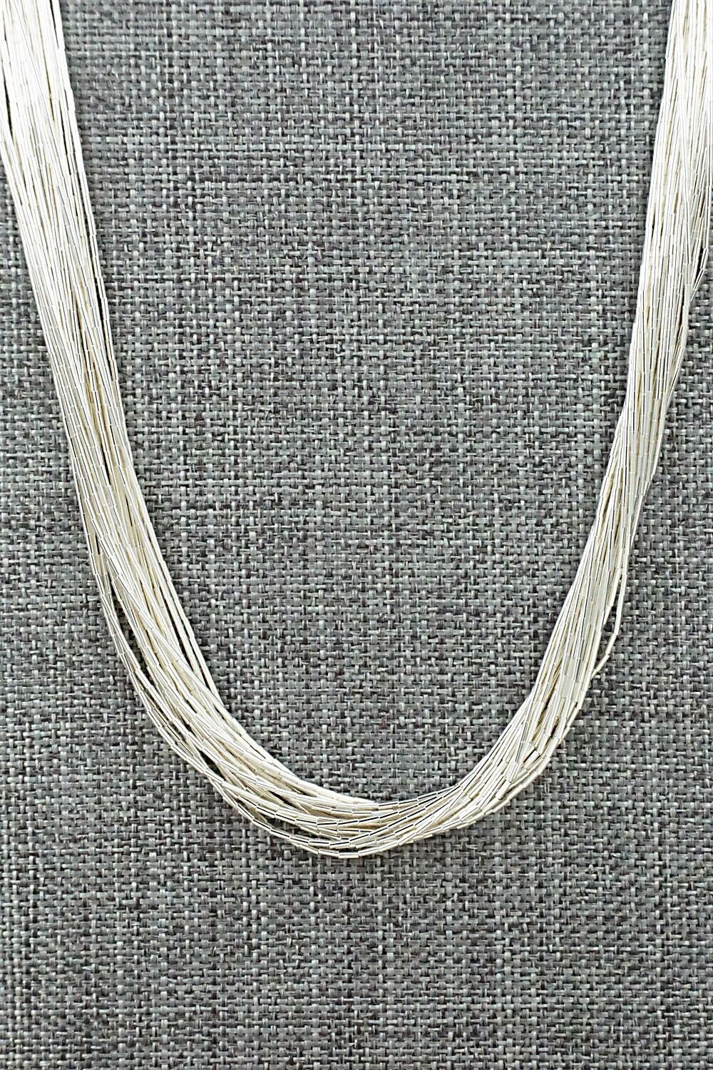 Liquid Silver Necklace - Sterling Silver 24"