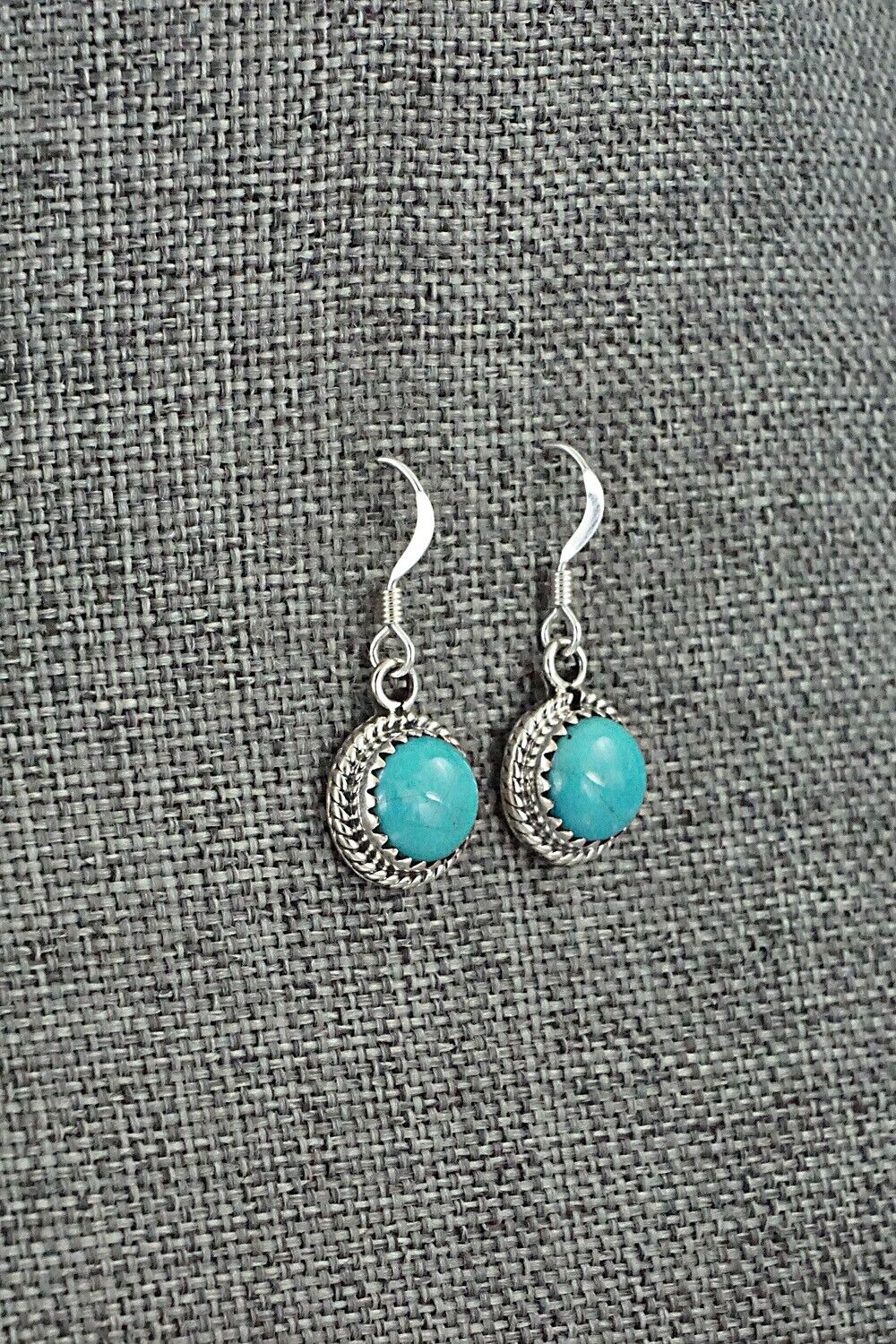 Turquoise & Sterling Silver Earrings - Sharon McCarthy