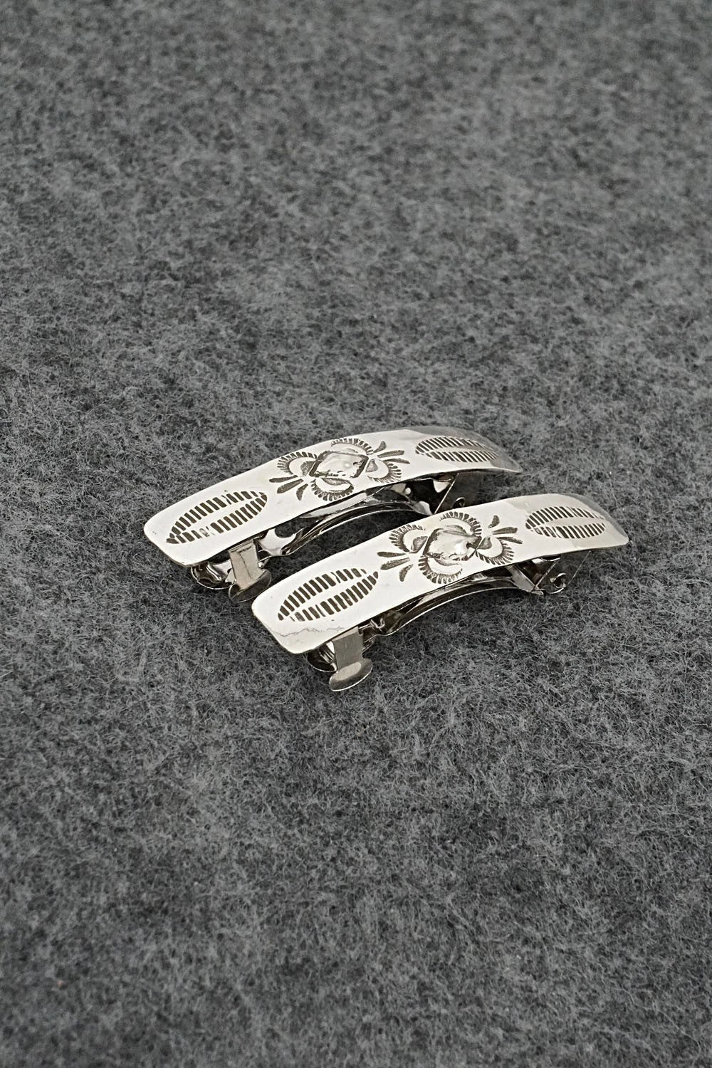 Sterling Silver Barrettes - Bertha Begay