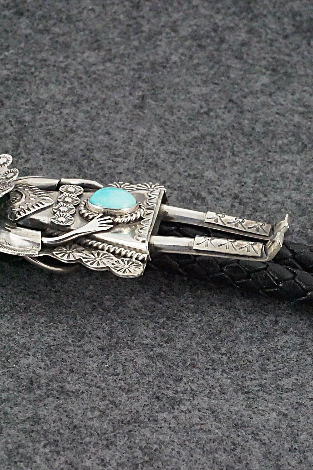 Turquoise & Sterling Silver Bolo Tie - Garrett Hale