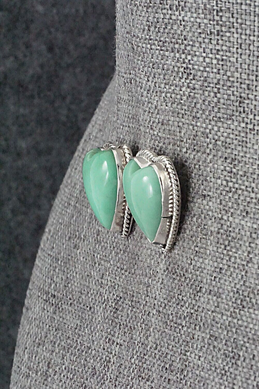 Turquoise and Sterling Silver Earrings - Sharon McCarthy