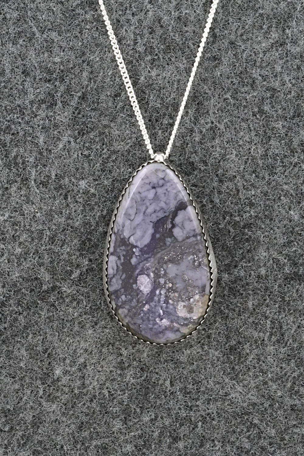 Morado & Sterling Silver Necklace and Earrings Set - Murray Hannaweeka