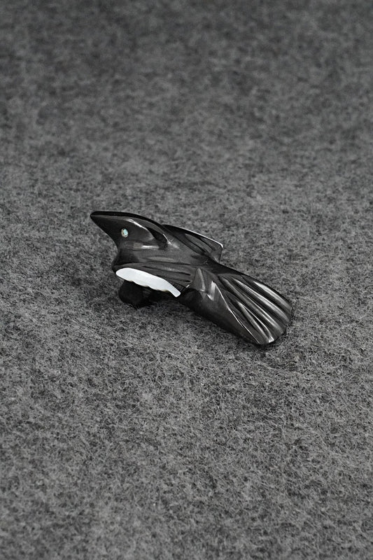 Crow Zuni Fetish Carving - Calvert Bowannie