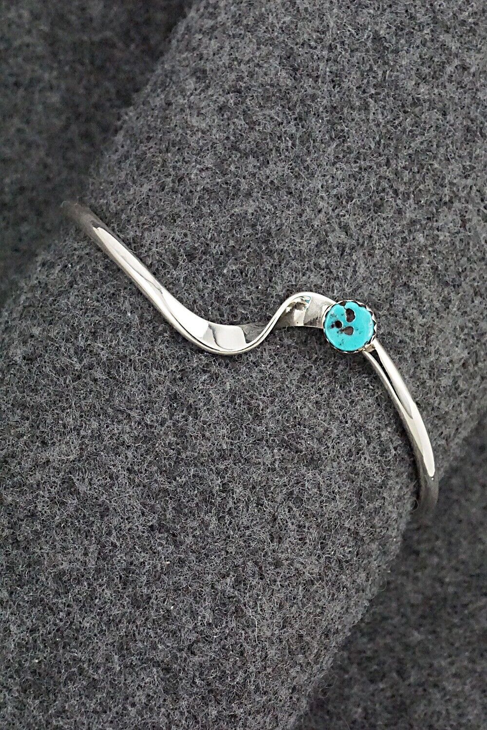 Turquoise & Sterling Silver Bracelet - Yolanda Skeets