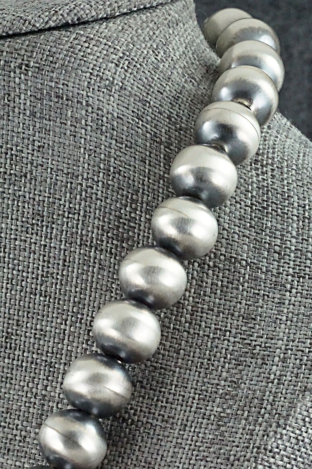 Sterling Silver Navajo Pearl Necklace - Jan Mariano