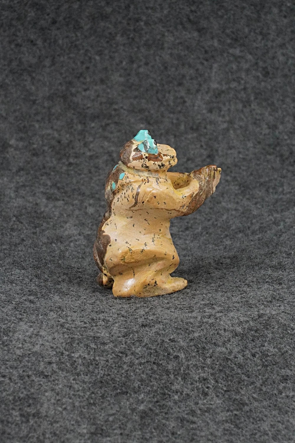 Frog Zuni Fetish Carving - Freddie Leekya