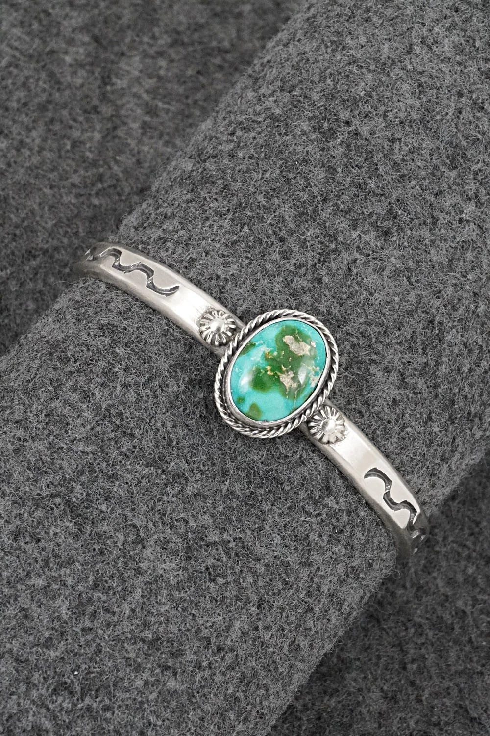 Turquoise & Sterling Silver Bracelet - Samuel Yellowhair