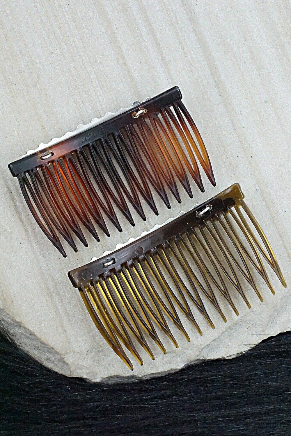 Turquoise & Sterling Silver Hair Combs - Martin Muskett