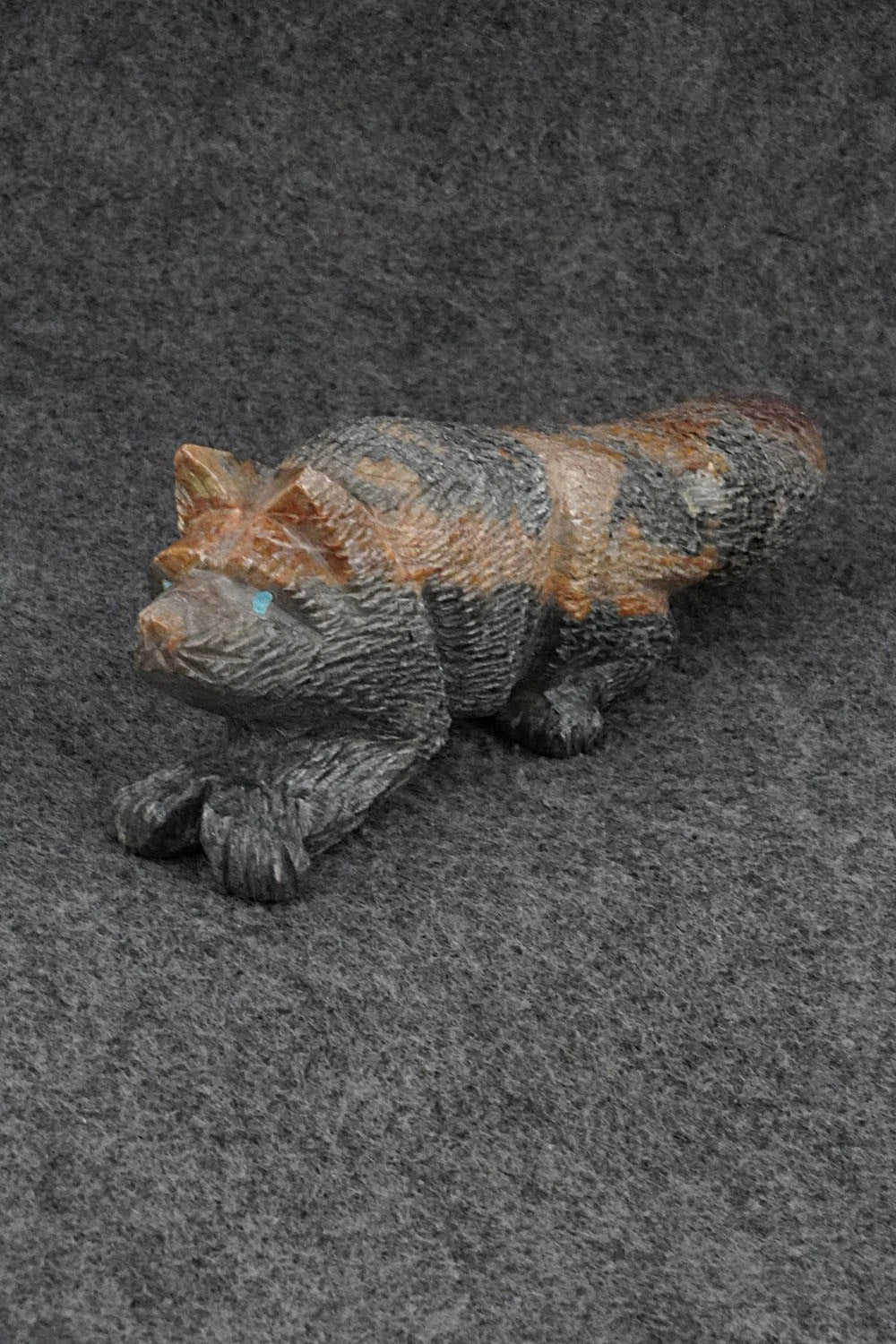 Fox Zuni Fetish Carving - Tony Mackel
