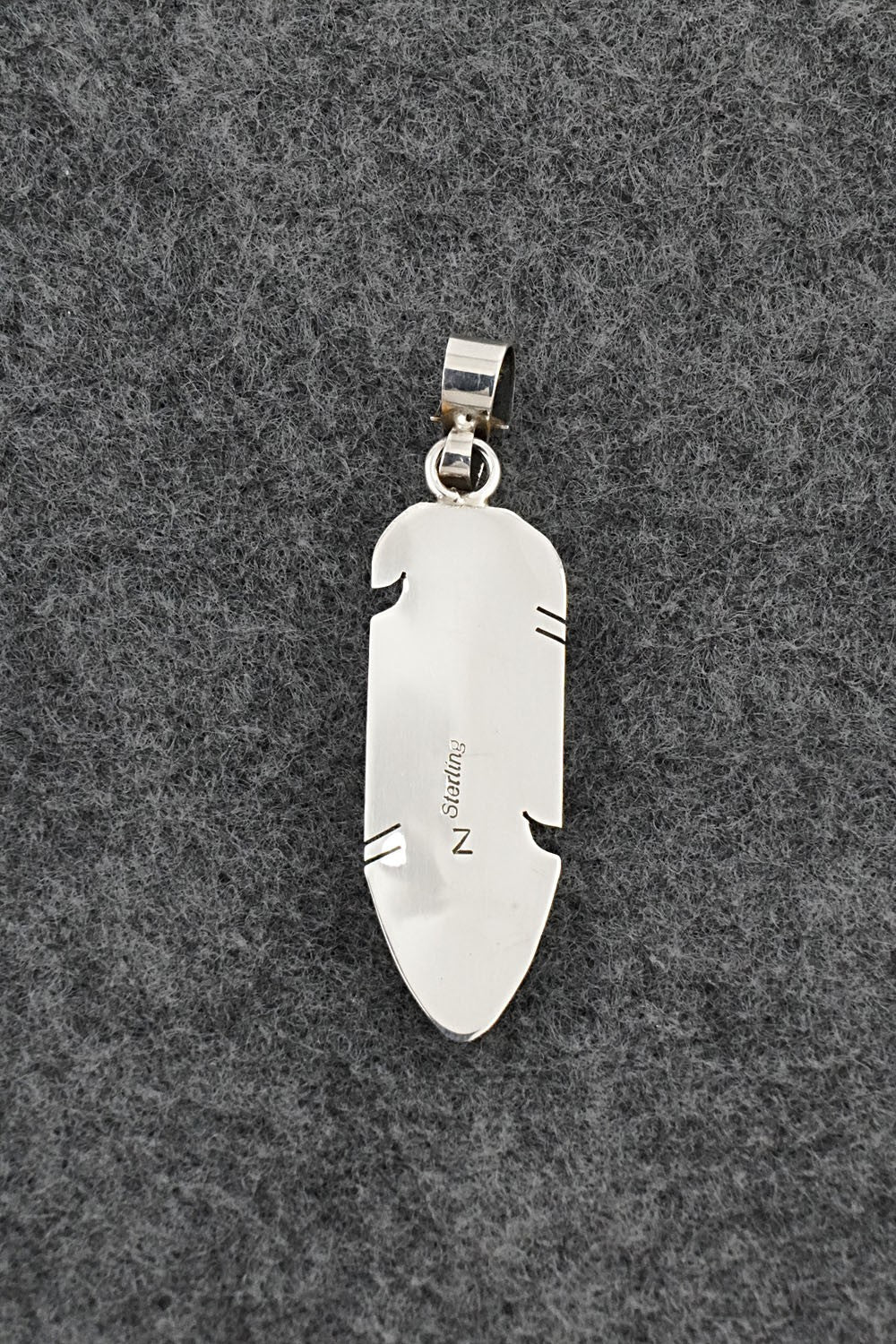 Turquoise & Sterling Silver Pendant - Marilyn Yazzie