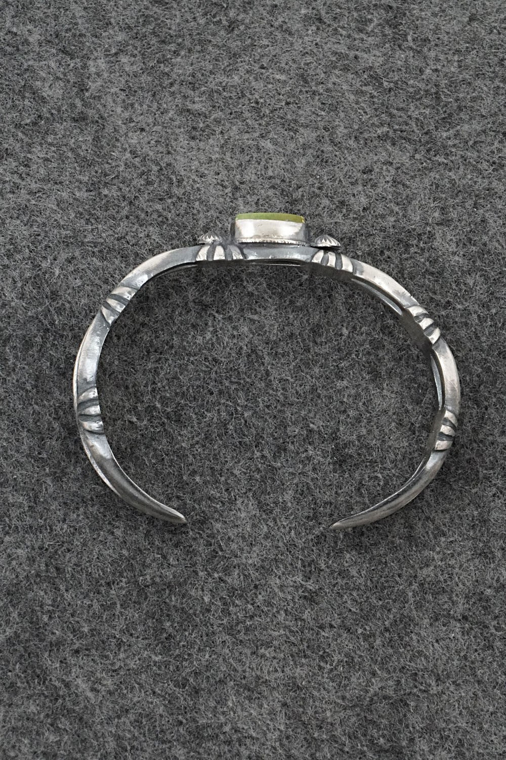 Turquoise & Sterling Silver Bracelet - Harrison Bitsue