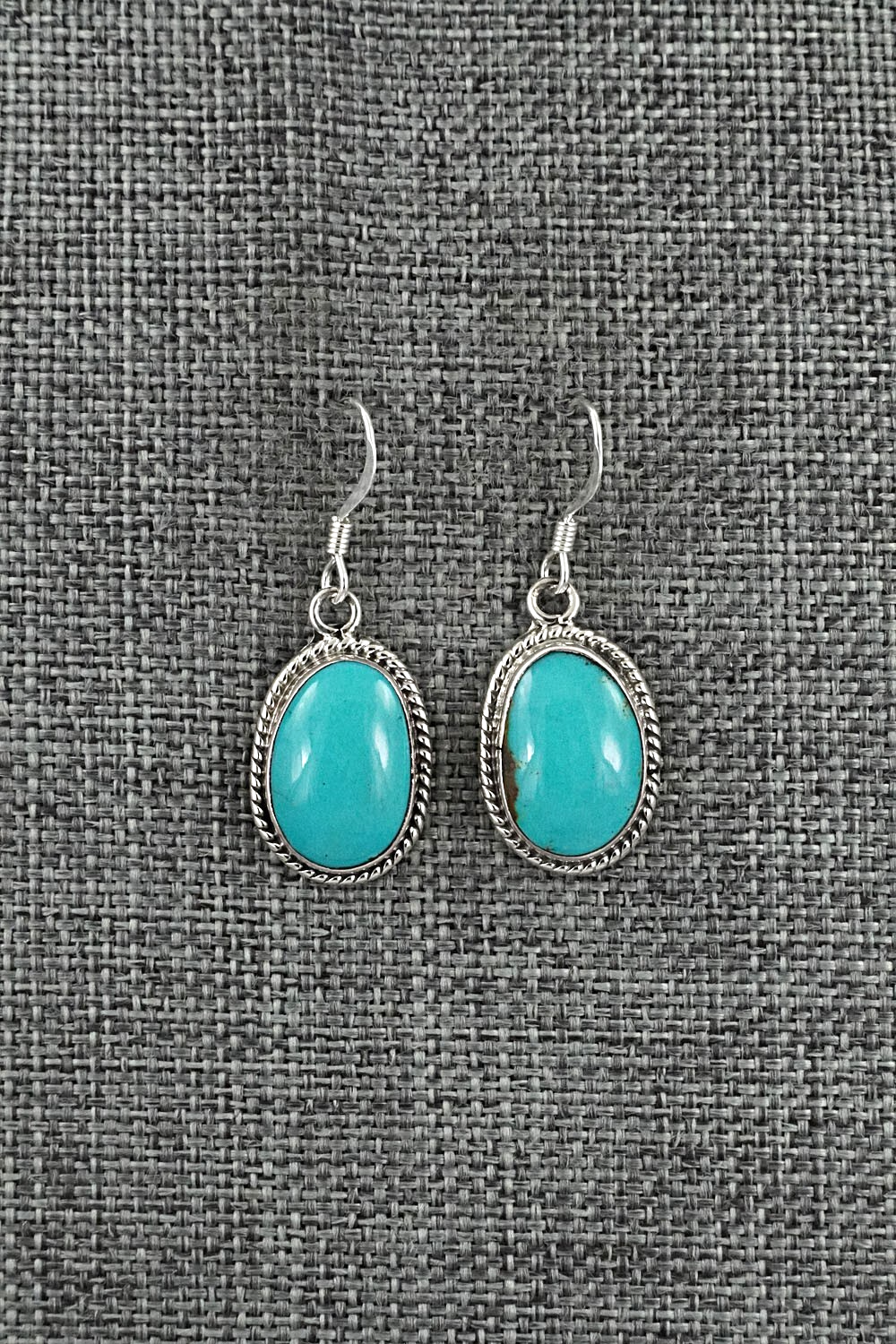 Turquoise & Sterling Silver Earrings - Sharon McCarthy