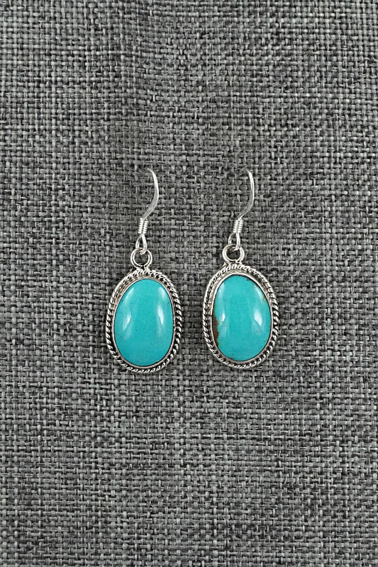 Turquoise & Sterling Silver Earrings - Sharon McCarthy