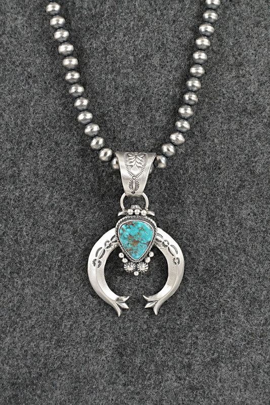 Turquoise & Sterling Silver Necklace - Samuel Yellowhair