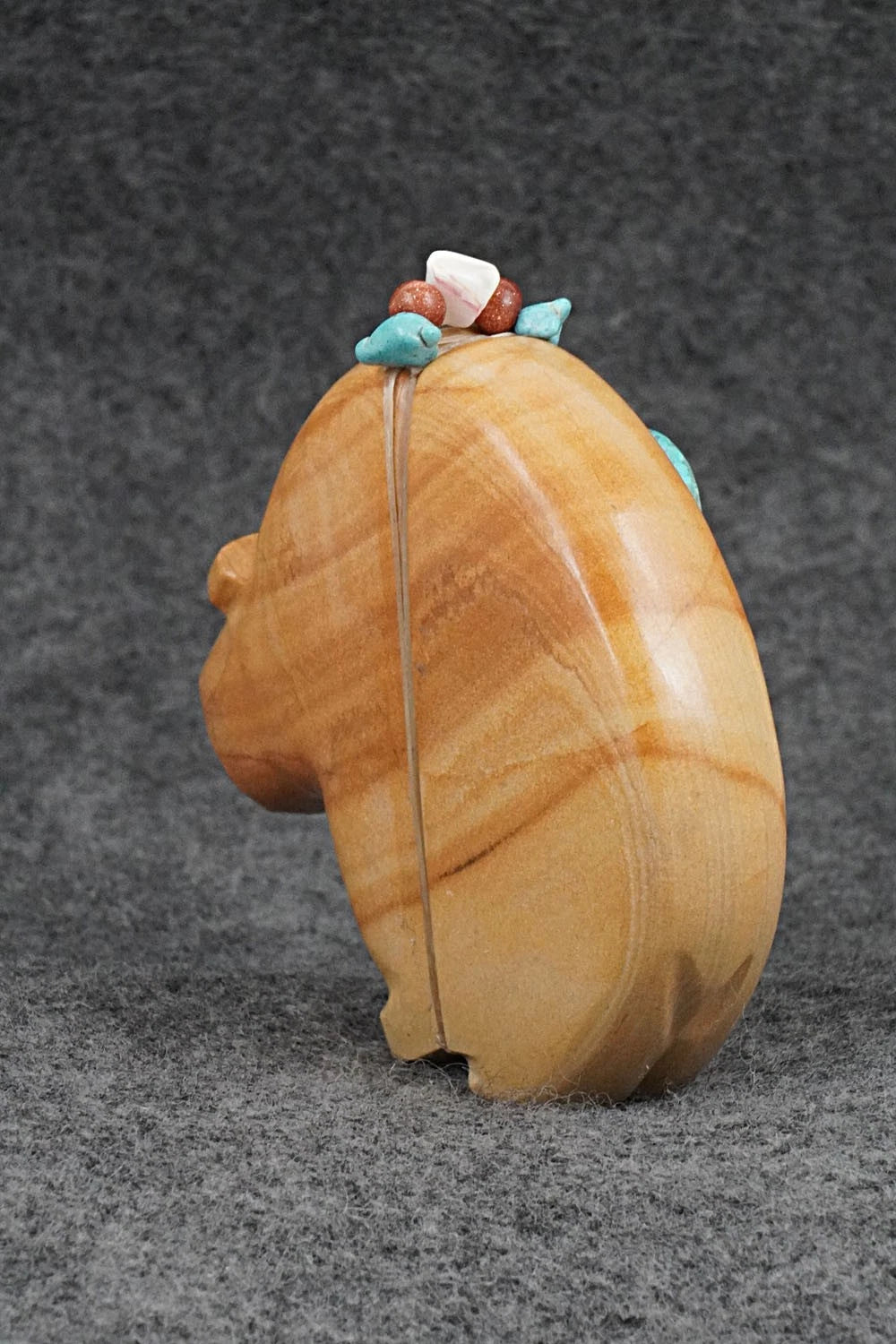 Bear with Cub Zuni Fetish Carving - Paulette & Farlan Quam