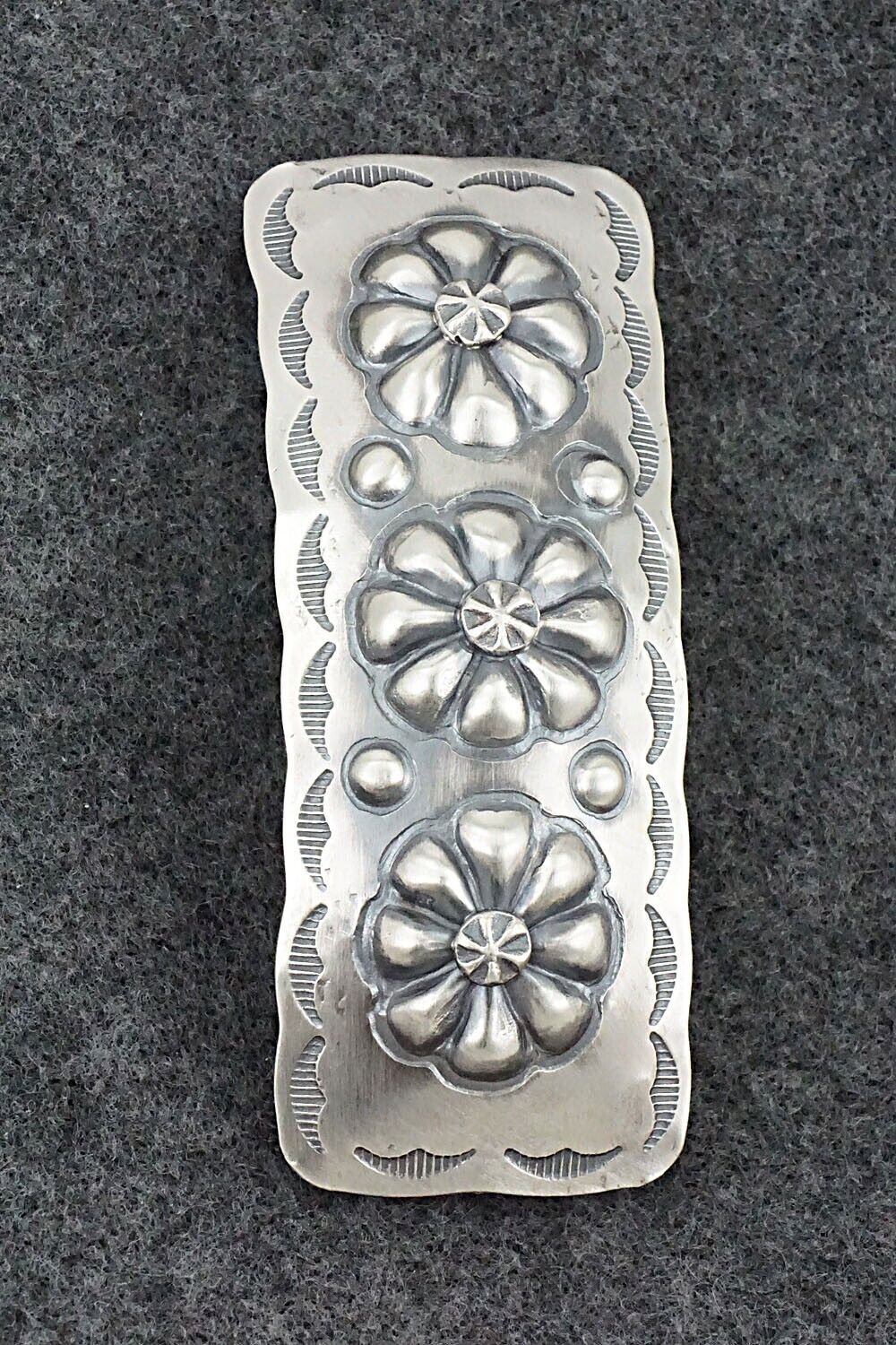 Sterling Silver Hair Barrette - Tim Yazzie